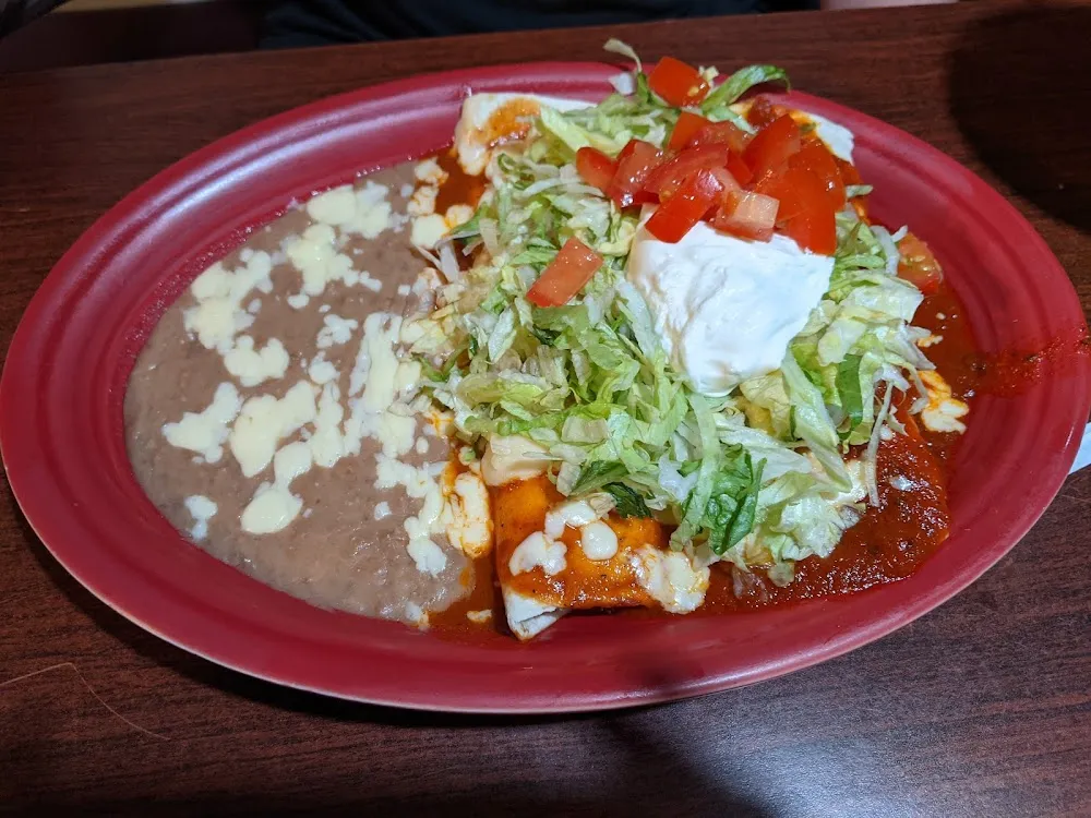 Deluxe Burritos with Refried Beans