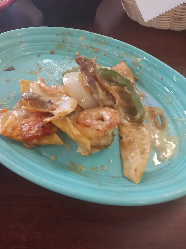 Fajita Nachos Off the Large Plate